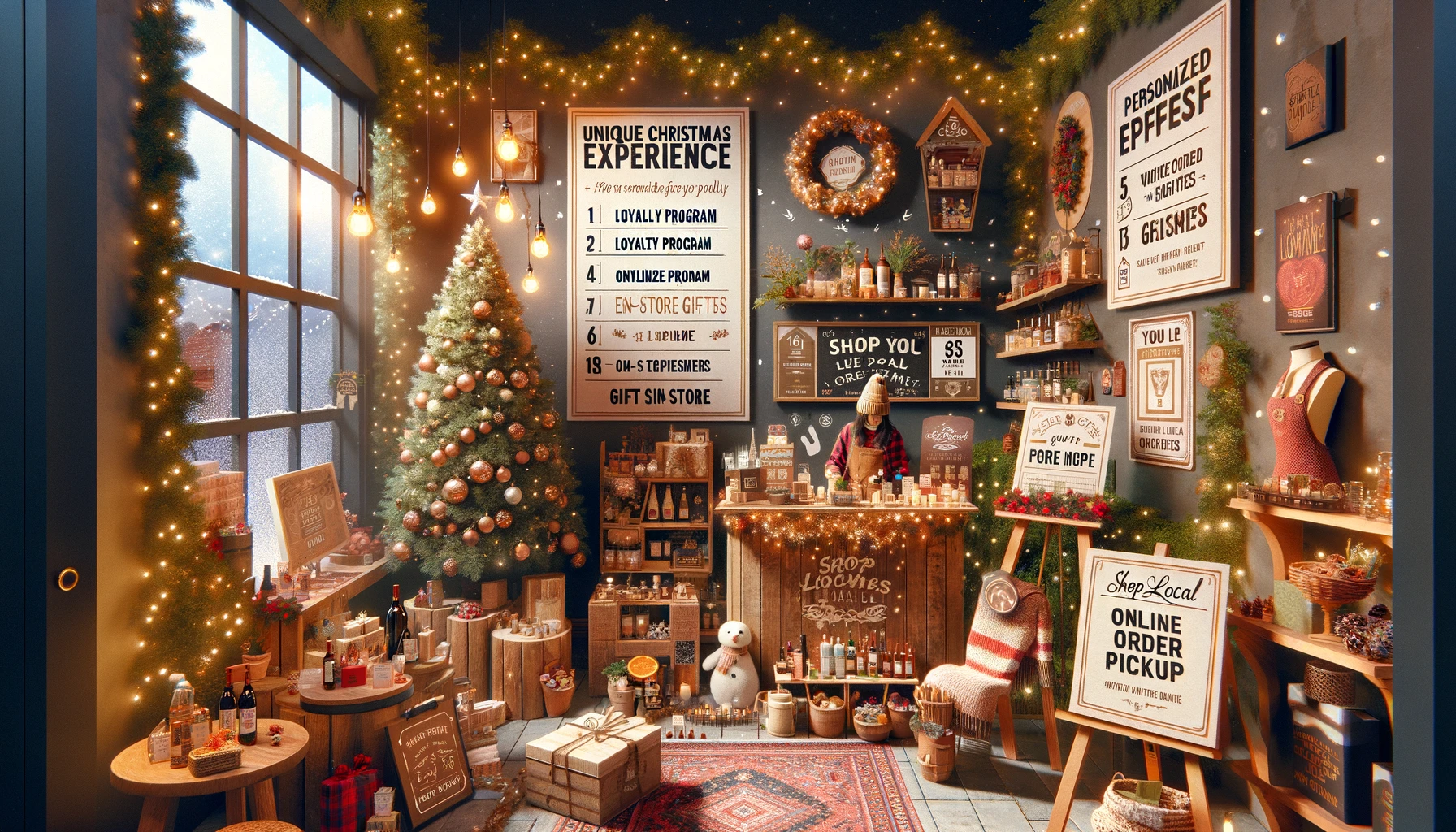 Promociones de Navidad para comercios
