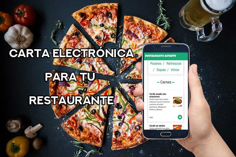 carta electronica digital para restaurantes