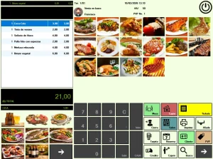 Pantalla de ventas de Maitre Serie 6