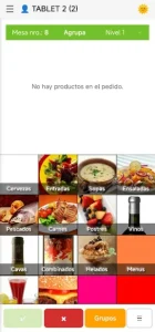 Toma de comandas desde un dispositivo Android para hostelería