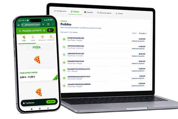 Pedidos online para restaurantes