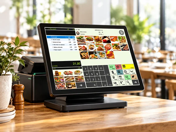 Terminal TPV con software MAîTRE Serie 6 para hostelería